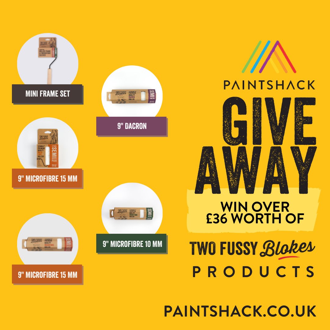 PaintshackLtd's tweet photo. https://t.co/RqpNOkt3A7 Competition Time again. Retweet and have a guess how many @TwoFussyBlokes UK Merchants there are for a chance to win goodie pack. 6 lucky winners will be getting this amazing giveaway. Comp ends 17th July.
#shackfriday #paintshack #caparol #twofussyblokes https://t.co/U6RHQIO9rX