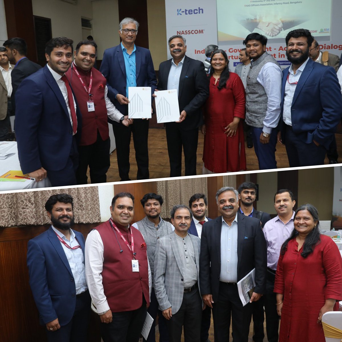 karnatakadem's tweet image. On July 6th, 2022, an MoU was exchanged between Karnataka Digital Economy Mission (@karnatakadem) and NASSCOM IT-ITES Sector Skills Council for - “Undertaking Skill Development Training in Emerging Technologies”

#mousigning #skilldevelopment #competencydevelopment