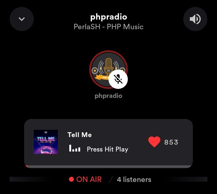 PHPRadio_'s tweet photo. We're ON AIR!
๐ถ NOW PLAYING: Tell Me
"Press, Hit, and Play that Radio!"
Stream with this link:
๐https://t.co/87Ibo0MJcg
#PerlaSH @PressHitPlay #Press_Hit_Play #PHP https://t.co/OeCTui6ymy