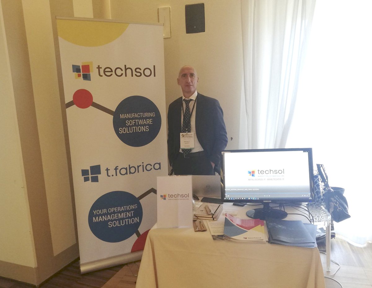 Techsol_srl's tweet photo. E' iniziato il convegno Fabbrica Futuro a cura di Edizioni ESTE, a Brescia. Techsol partecipa per illustrare come il software industriale possa gestire la produzione, analizzare le prestazioni e definire l’efficacia del sistema produttivo. #fabbricafuturo #manufacturing https://t.co/Ur6iGjmYtY