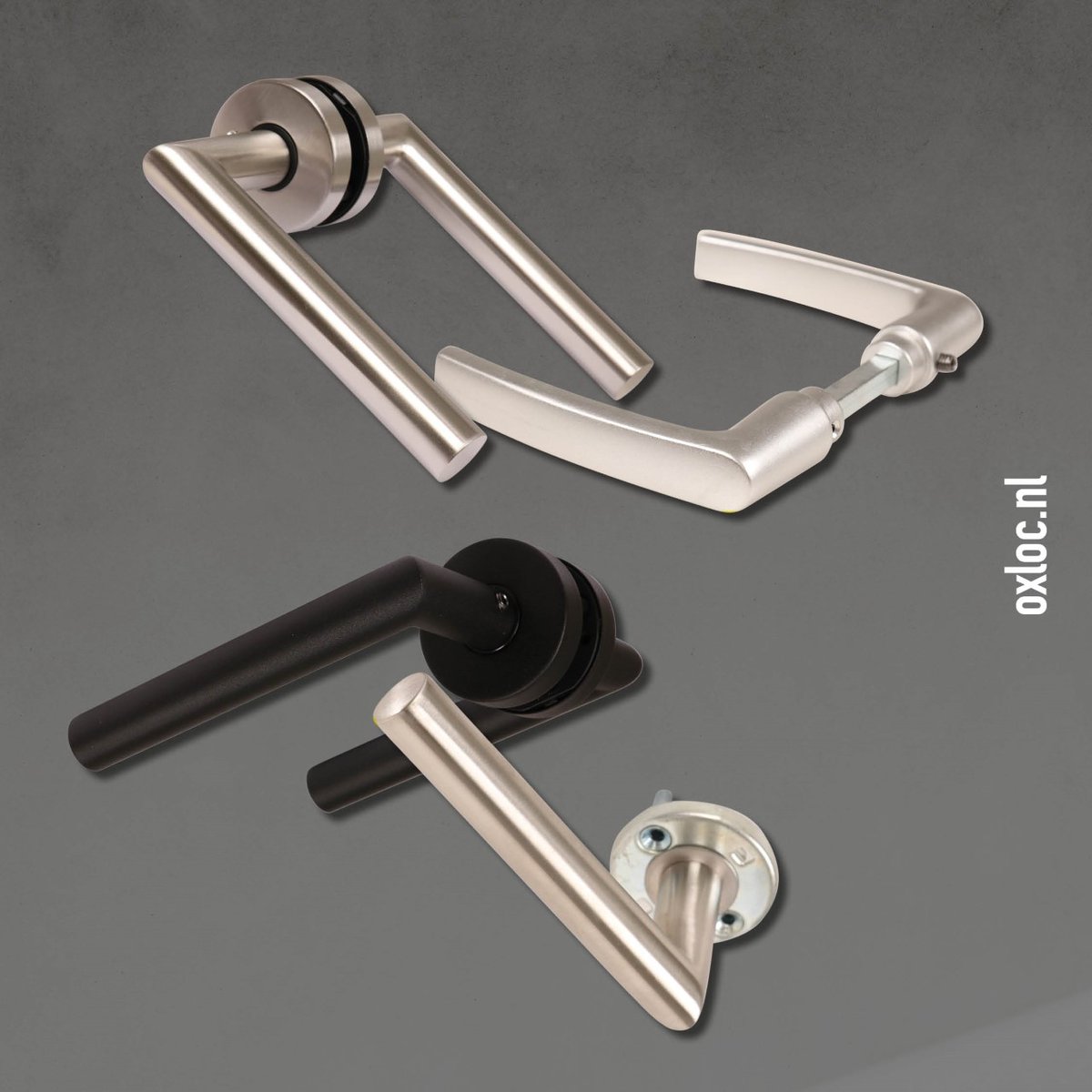 #Oxloc #binnendeurbeslag #buitendeurbeslag #deurklink #deurkruk #bouw #bouwbeslag
