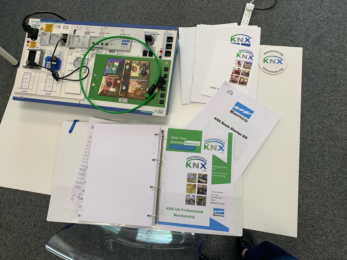 bemcoelectrical's tweet photo. Last chance! There are 3 spaces available on our KNX Partner (Basic) course starting on Monday 11 July. Take advantage of a special, one-off cost of £500 each.
Don’t miss out and get in touch if you’d like to book: https://t.co/BMQAzGPF3h
#BEMCO #KNX #training https://t.co/5ma67X4VCZ