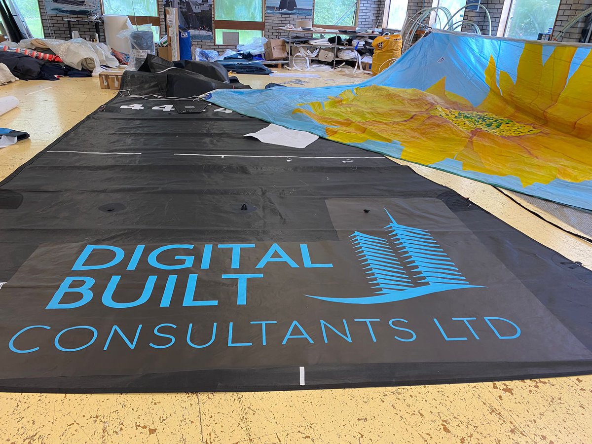 Looking forward to some great racing and apres sailing next week at Cork300

Thanks to Digital Built Consultants for the new logo on our new racing main

&amp; thanks to Barry Hayes from UK Sails for putting it on.