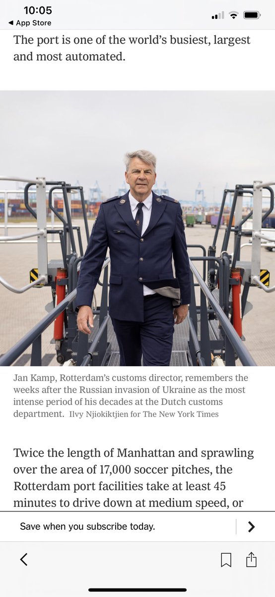 Met een foto vanaf de Maasvlakte