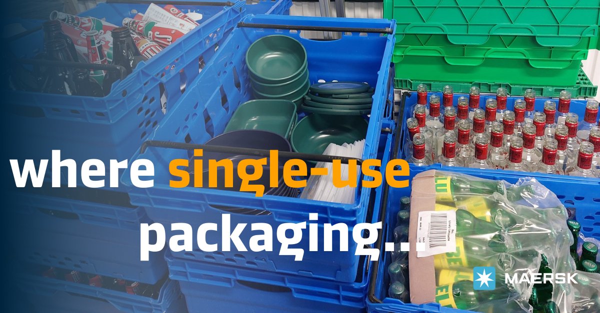 MaerskGrowth's tweet photo. ...well meet @AGAIN, who is on a #mission to make #reusable #packaging as affordable &amp; scalable as single-use and part of @MaerskGrowth's portfolio. Read the full story on our LinkedIn: https://t.co/svrRZQ0yGz #maersk #Sustainability #packaging https://t.co/sD2YWFRVZh