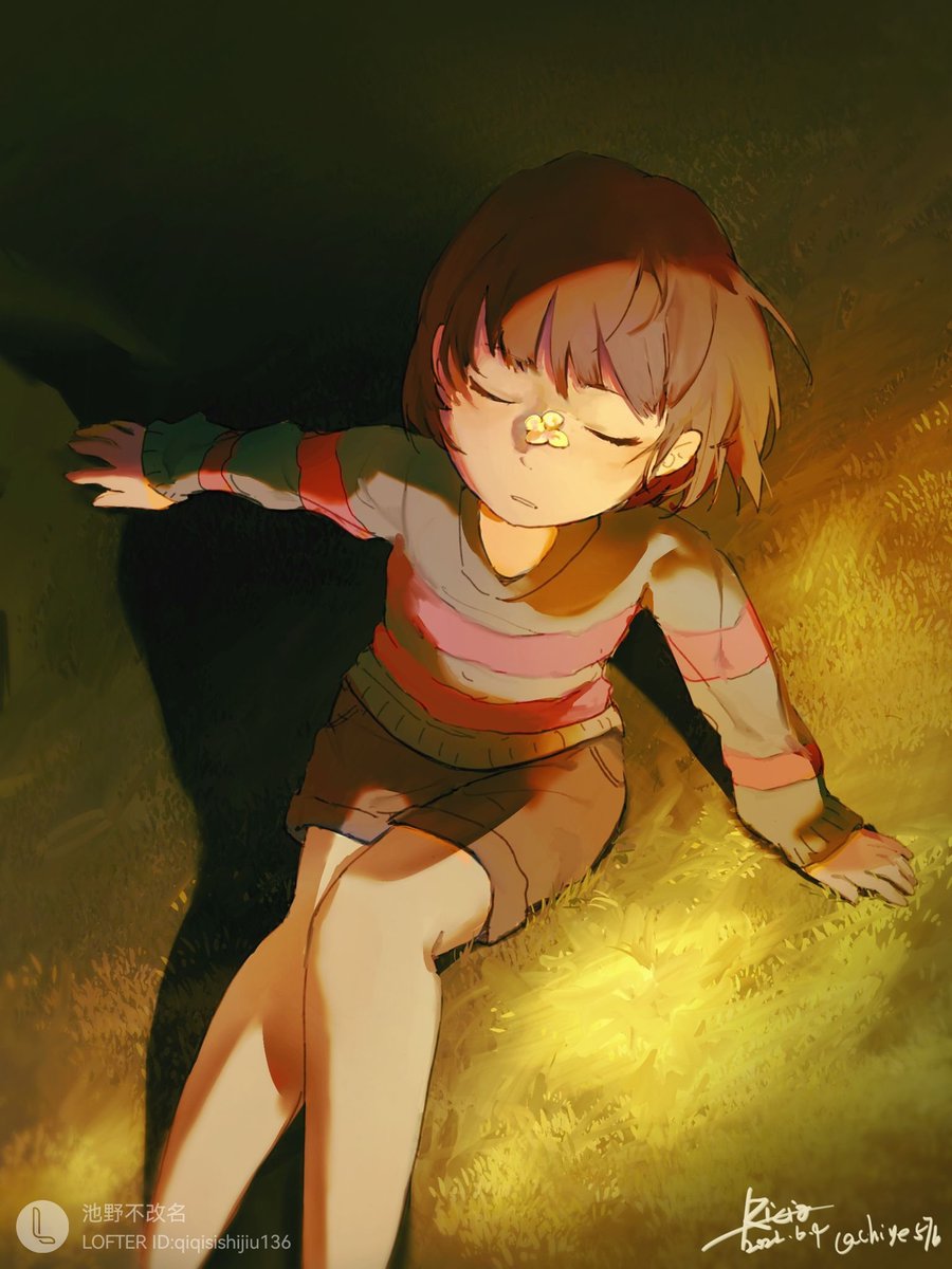 chiye576's tweet photo. “ Frisk,do you live under such scenery every day?”
#undertale https://t.co/2Kx2CvxfID