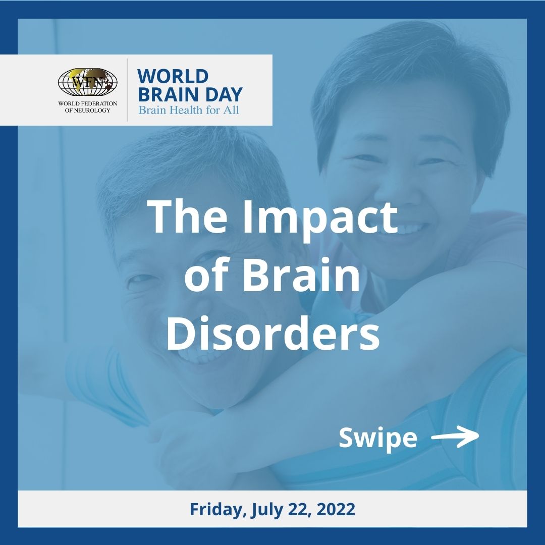 wfneurology's tweet photo. The 9th Annual World Brain Day is dedicated to Brain Health for All. This year, we’re focusing our efforts on fighting brain disorders by spreading knowledge about the factors that optimize the health of the brain. Learn more: https://t.co/ucWs9e7YX8 https://t.co/mWOYbF7NxC