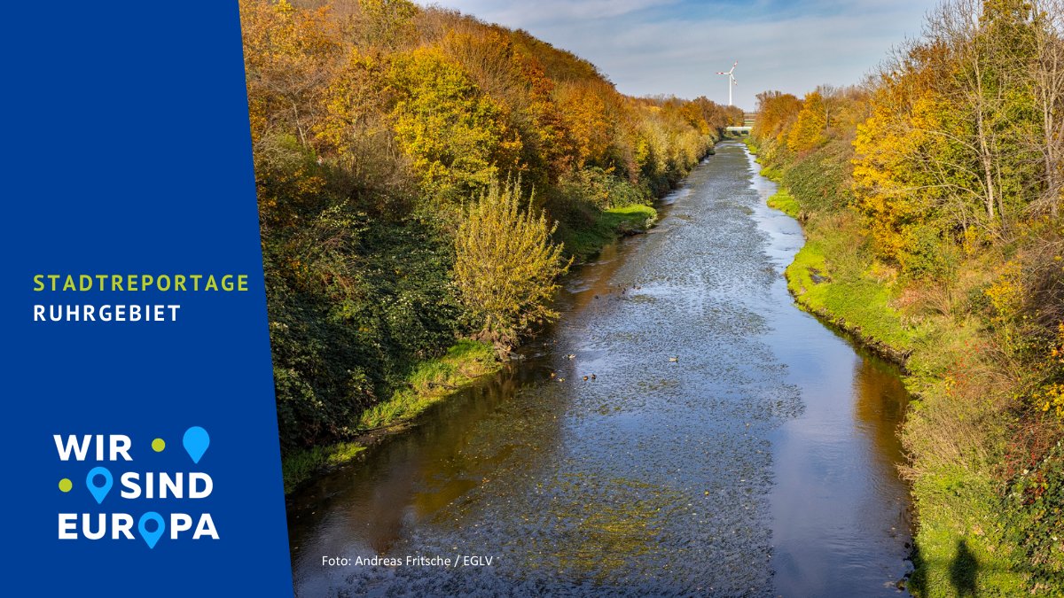 Lange galt die Emscher als Europas größte Kloake. Dann wurde aufgeräumt und die #Emscher renaturiert – u.a. finanziert durch EU-Gelder. Die Journalistin <a href="/AFiFischer/">Annika Fischer</a> dokumentiert auf unserem Blog den langen Weg zum europäischen Vorzeigeprojekt: bit.ly/3c0qZdl