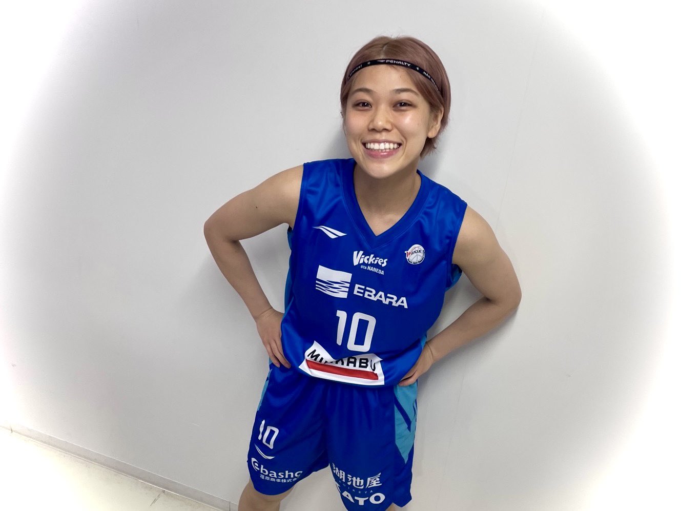羽田ヴィッキーズ　軸丸ひかる　選手支給　実使用直筆サイン入りユニフォーム　非売品 羽田ヴィッキーズ 軸丸ひかる 選手支給 実使用直筆サイン入り