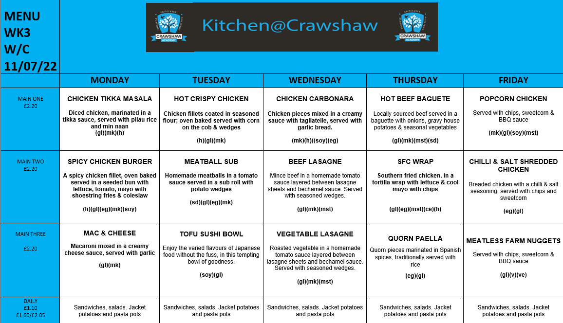 KITCHENCRAWSHA1's tweet photo. Next weeks Menu. Come and join us https://t.co/0pNerSRZQi