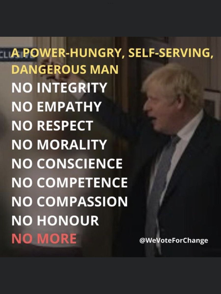 Dd1201Diane's tweet photo. He needs to go NOW! #BorisJohnsonOut #BorisJohnsonOutNOW #GTTO #ToryCriminalsUnfitToGovern #CorruptToriesOut #despicablehim #incompetent #BorisTheLiar #followbackfriday https://t.co/wNbr22uhfz