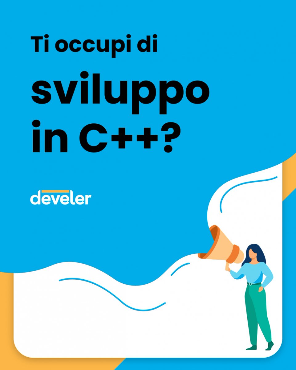 develer's tweet image. 📣 Cerchiamo un/una C++ developer per migliorare ed espandere i servizi software dei nostri prodotti.
Candidati! 👉 develer.com/lavora-con-noi…  

#HIRINGNOW #nowhiring #job #jobsearch #jobopenings #joboffers #jobopportunity #jobalert #jobposting #jobseeker #jobseeking #qt #cpp