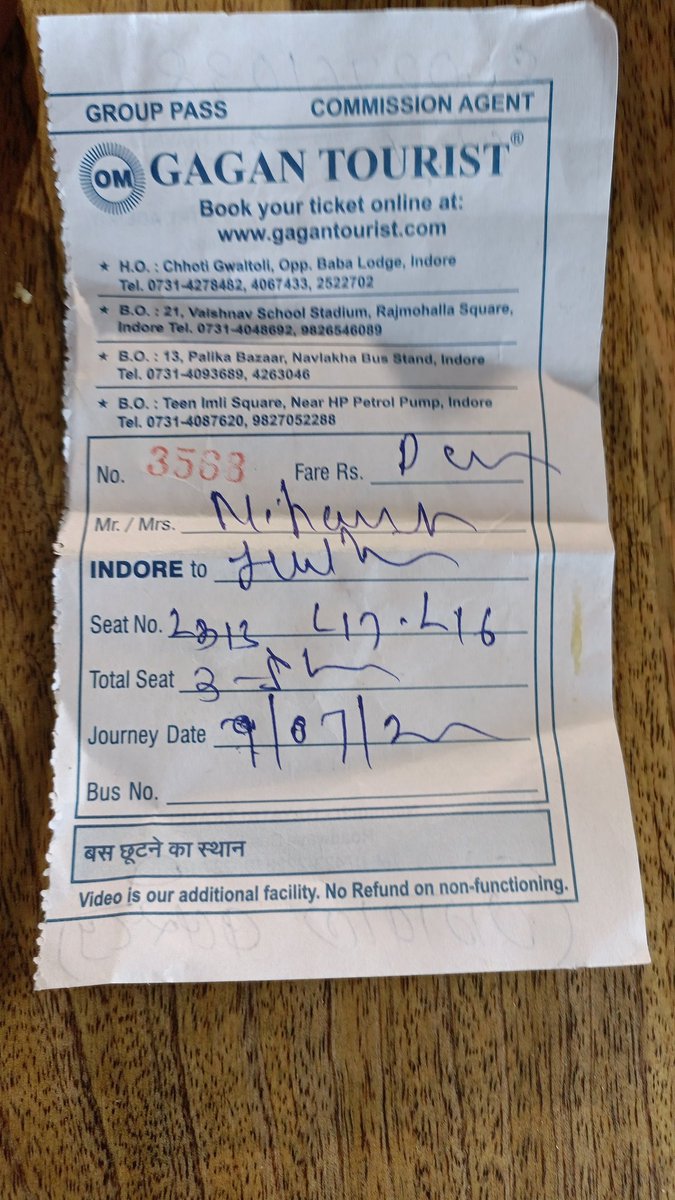 NiharAgarwal79's tweet photo. Pathetic bus service @zingbus
We took the bus from Indore to Jaipur yesterday evening.
And they are carrying transport business from passanger buses.
Tyres bursted due to overload.
AC not working at all.
Bus number GJ18AZ6565
@GUJRATRANSPORT
#boycottZINGbus #worstbus https://t.co/atFESPCQXp