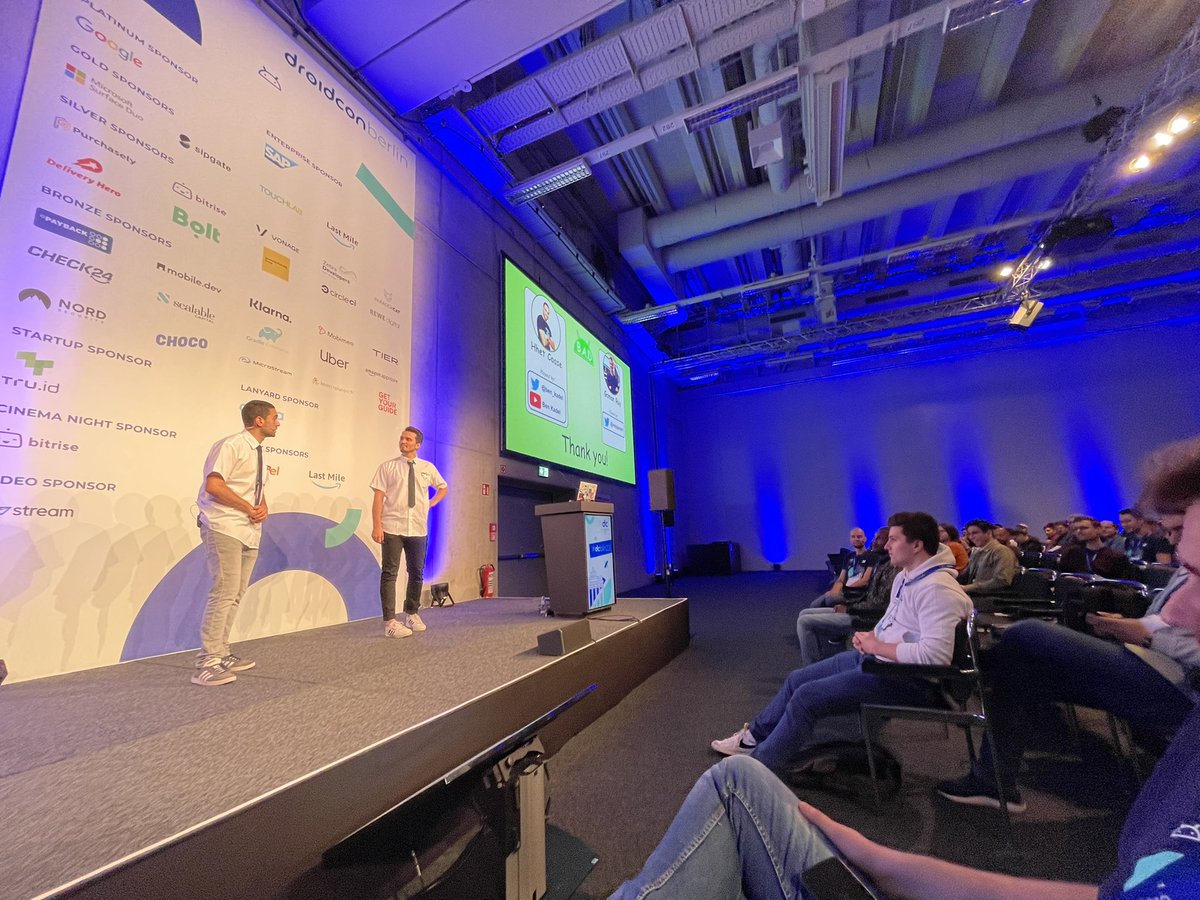 SandraReichel76's tweet photo. @vstojanov1 @benkab Thanks for the amazing start of the Community day at @droidconBerlin 💚💚💚 #dcbln22 https://t.co/eMOC0vidWi