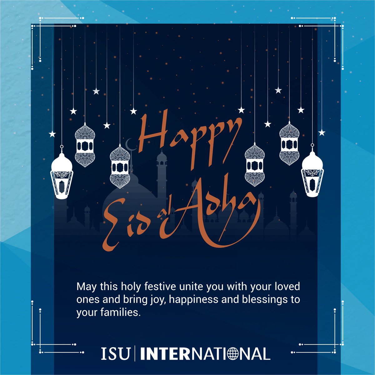 isuintoffice's tweet photo. May the peace be upon you in these holy days! ✨#eid #eideladha #istinyeuniversitesi #istinyeuniversity https://t.co/r2gKzT0jZv