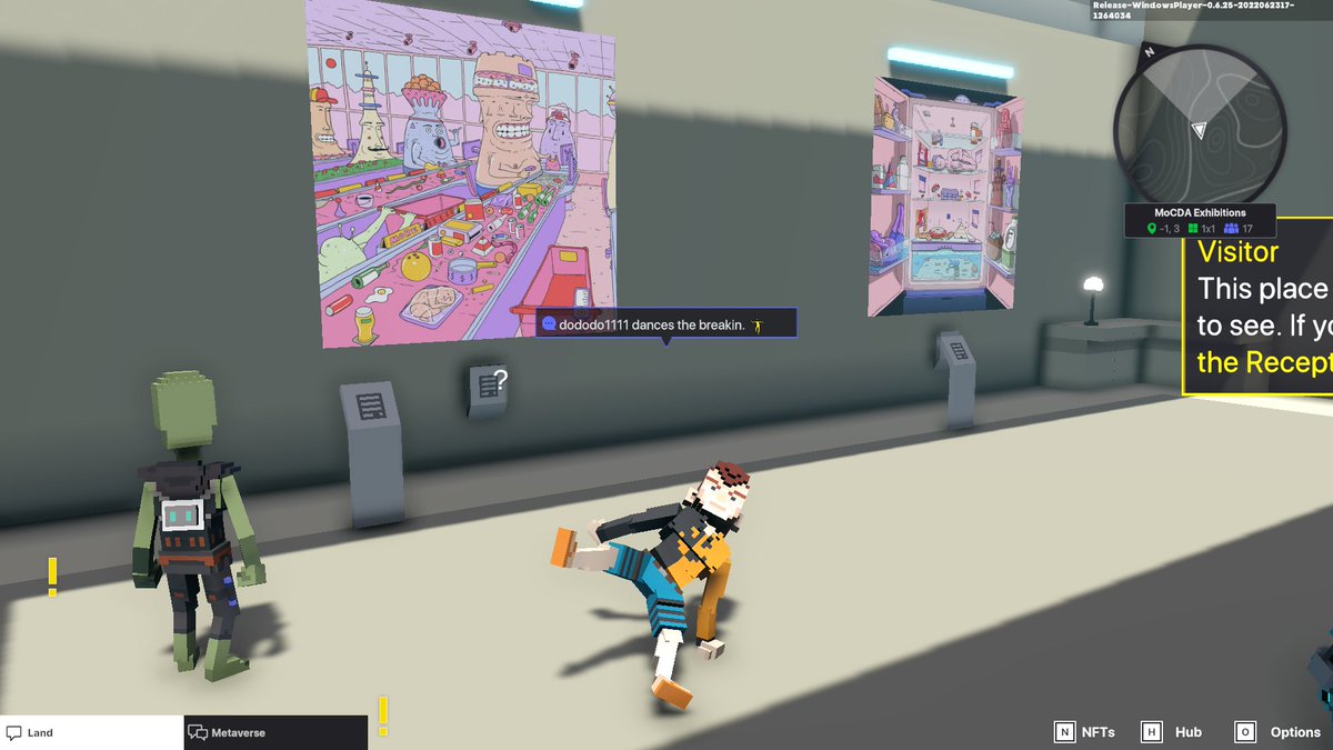bilbobo5's tweet photo. @TheSandboxGame @MOCDA_ I just participated in the #TheSandbox weekly contest for a chance to win 200 mSAND! Here is my favorite piece from the ‘Impossible Worlds’ exhibition, check out my screenshot below!
👇 https://t.co/v508BThIqh