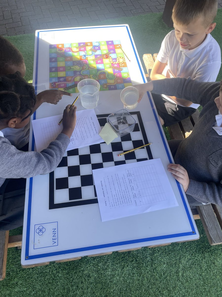 Thorpepark_Hull's tweet photo. Year 3 are consolidating their knowledge of capacity with some practical estimating and measuring in the sunshine ☀️ #y3maths @STEMLearningUK #outdoorlearning #y3measurement https://t.co/tagkF9bH7f