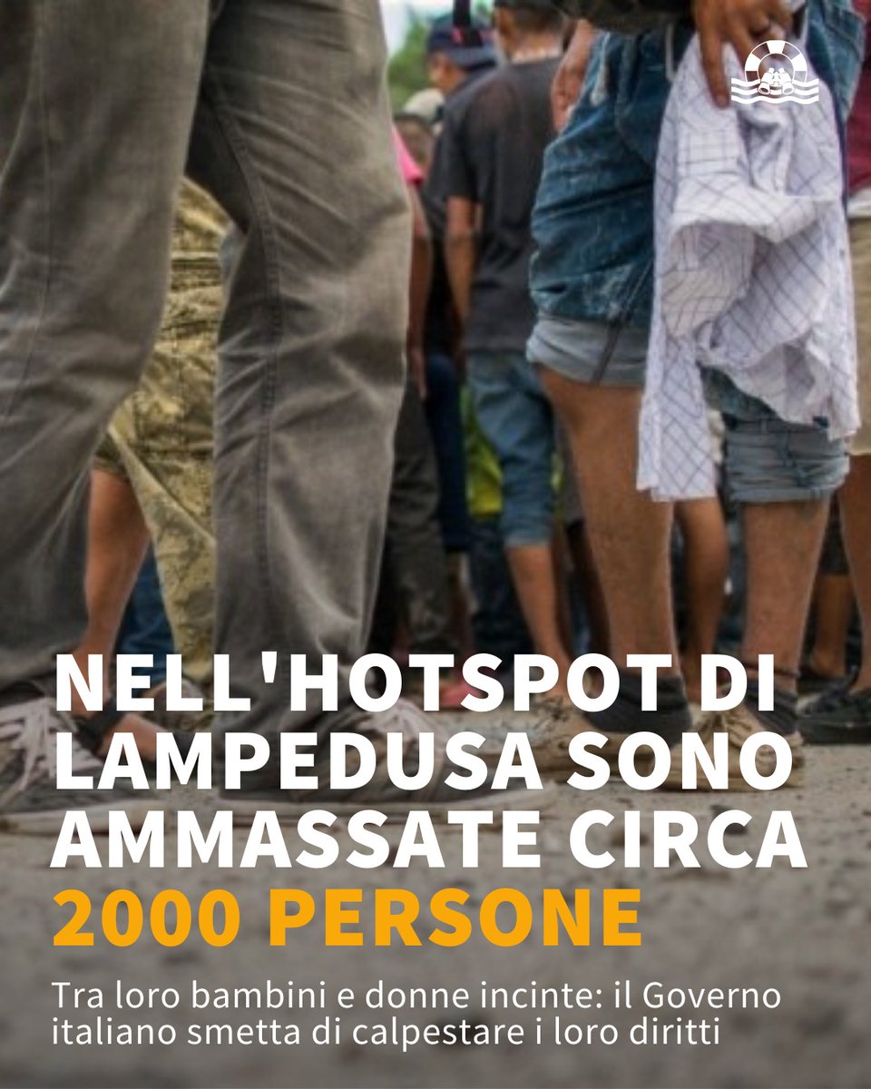 La situazione nell’hotspot di Lampedusa va oltre ogni immaginazione. 

In una struttura inadeguata e in condizioni igieniche inaccettabili sono ammassate  2000 persone. Tra loro bambini e donne incinte. 

Basta calpestare i diritti delle persone. Serve un intervento urgente.