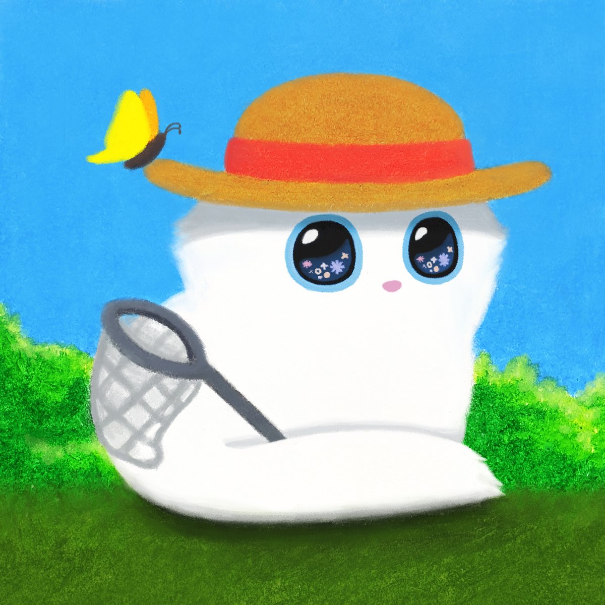 Straw hat Shiny Cat New drop👒
Listed at 9pm (GMT+9) - 07.08

👉 opensea.io/collection/shi…

매미 소리가 들리는~ 시골길🌾
밀짚모자, 여름방학 샤냥이가 왔샤!
오늘 저녁 9시, 100클에 리스팅 됩니다❣
#knftsz #Ethknft #NFTs #NFTCommmunity
