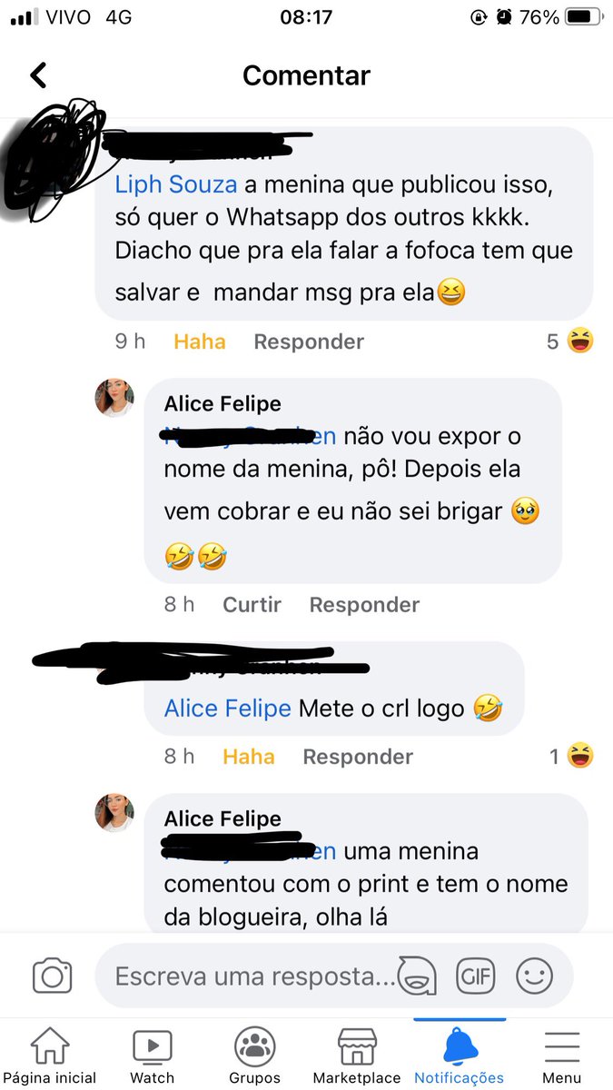 lice_soaresf's tweet photo. @thiarir Eei KKKKKKKK Quase eu apanho pq não queria colocar o nome da menina https://t.co/UhB7wcUEKy