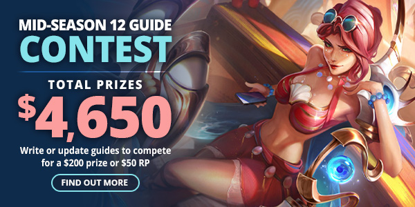 MOBAFire on X: It's time for the Midseason 12 Guide Contest! Create or  update guides in the following 8 weeks for the chance to win up to $200 in  prizes! 🏆