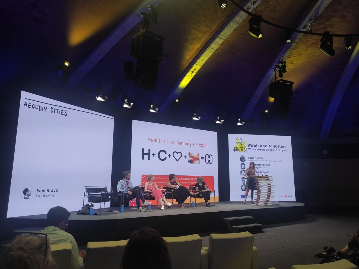 Health is a key concept when dealing with integrated urban planning. Yesterday I could explain it during the #WalkAndRollCities event organised by <a href="/RiConnectURBACT/">RiConnect</a> <a href="/ThrivingStreets/">ThrivingStreets</a> <a href="/PeopleSpace4/">Space4People</a>