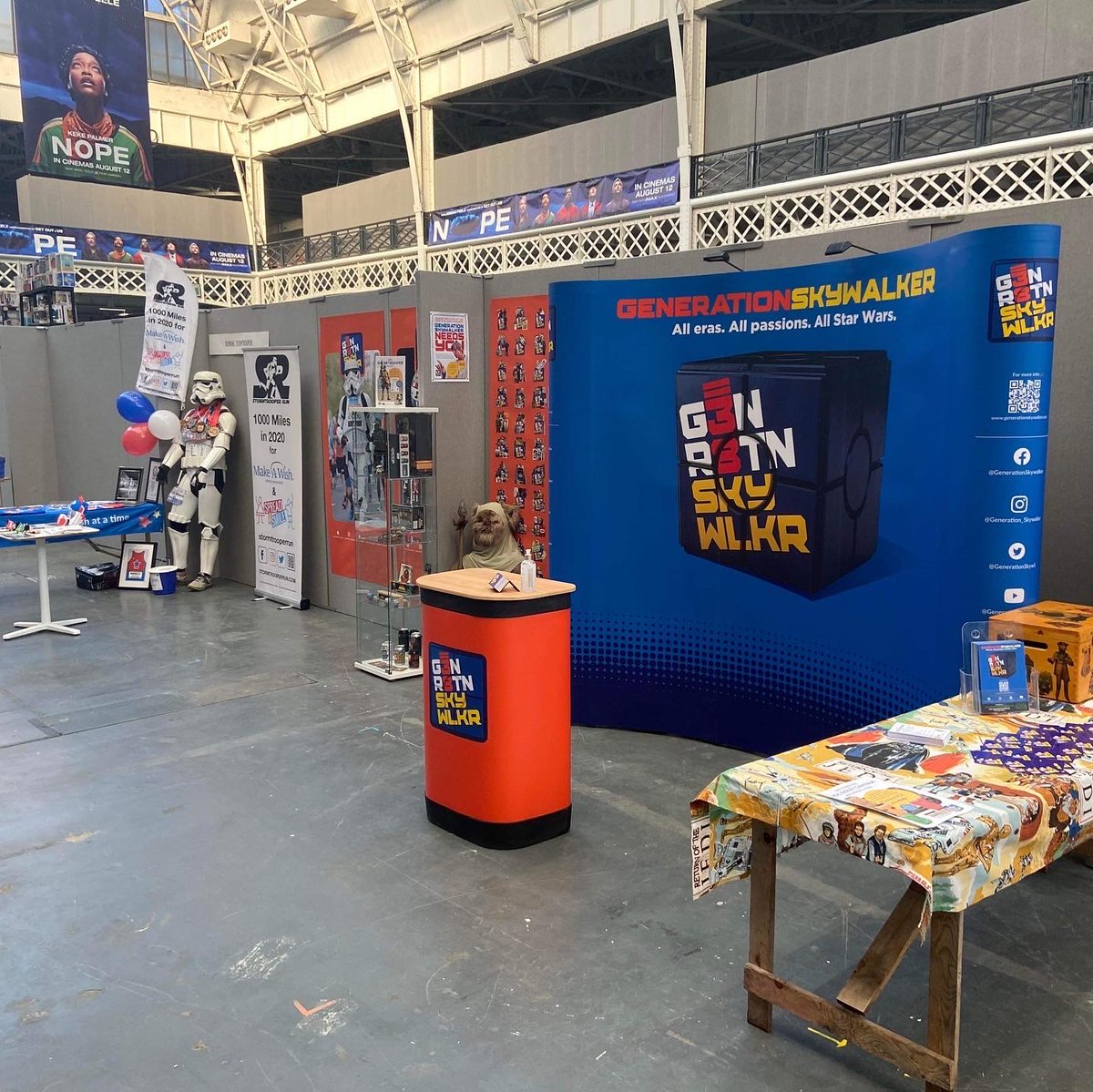 GenerationSkyw1's tweet photo. #londonfilmandcomiccon Let's do this! We have swag! We have photo ops! We have lots more to talk about and reveal today! Stay tuned! #LFCC #LFCC23 https://t.co/wrd1QD3kFB
