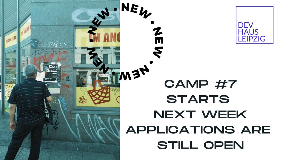 Our 23-week course is designed to provide all students with the curriculum, environment, and support they need to be prepared for a Jr. Frontend developer position and the foundation to grow into other technical roles.
.
July 14 - December 19
.
We accept Bildungsgutschein!!!