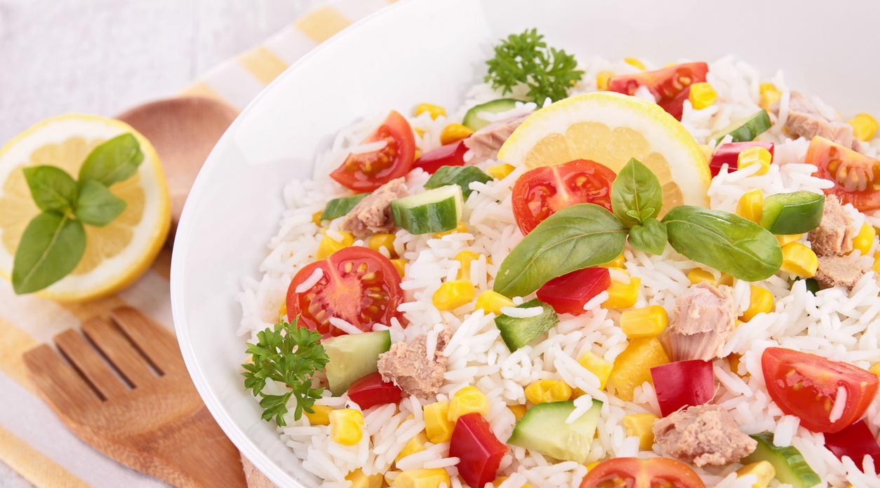 Ensalada de arroz dieta