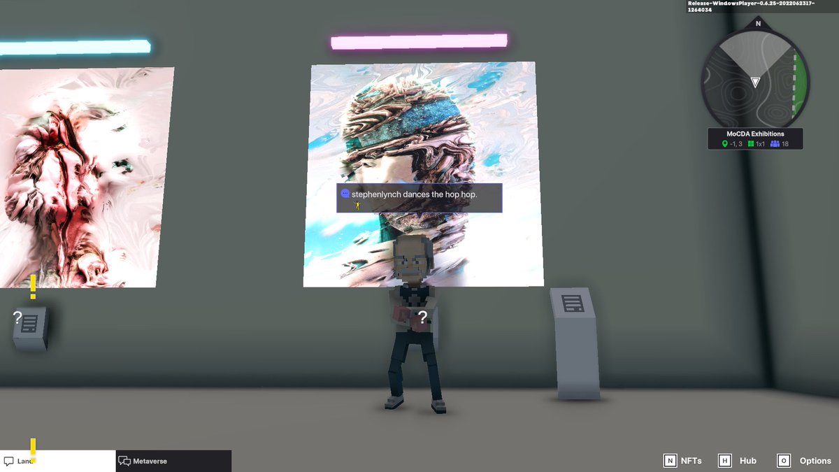 Stephen58645199's tweet photo. @TheSandboxGame @MOCDA_ I just participated in the #TheSandbox weekly contest for a chance to win 200 mSAND! Here is my favorite piece from the ‘Impossible Worlds’ exhibition, check out my screenshot below!
👇 https://t.co/pqDQjiUcGb