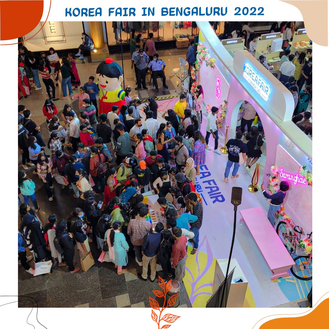 HospitalitySaem's tweet photo. KOREAN FAIR IN BANGALURU 2022 https://t.co/I9pNobsumN