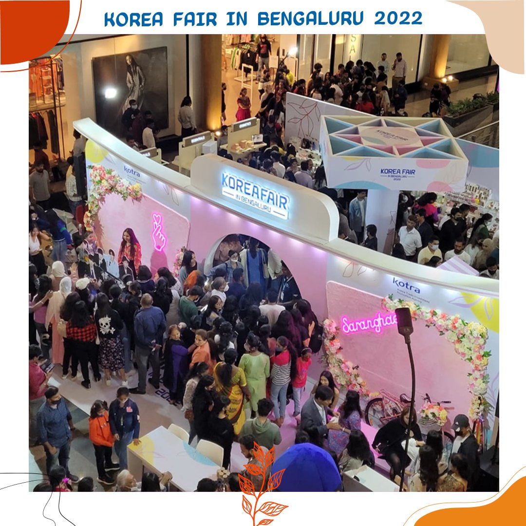 HospitalitySaem's tweet photo. KOREAN FAIR IN BANGALURU 2022 https://t.co/I9pNobsumN