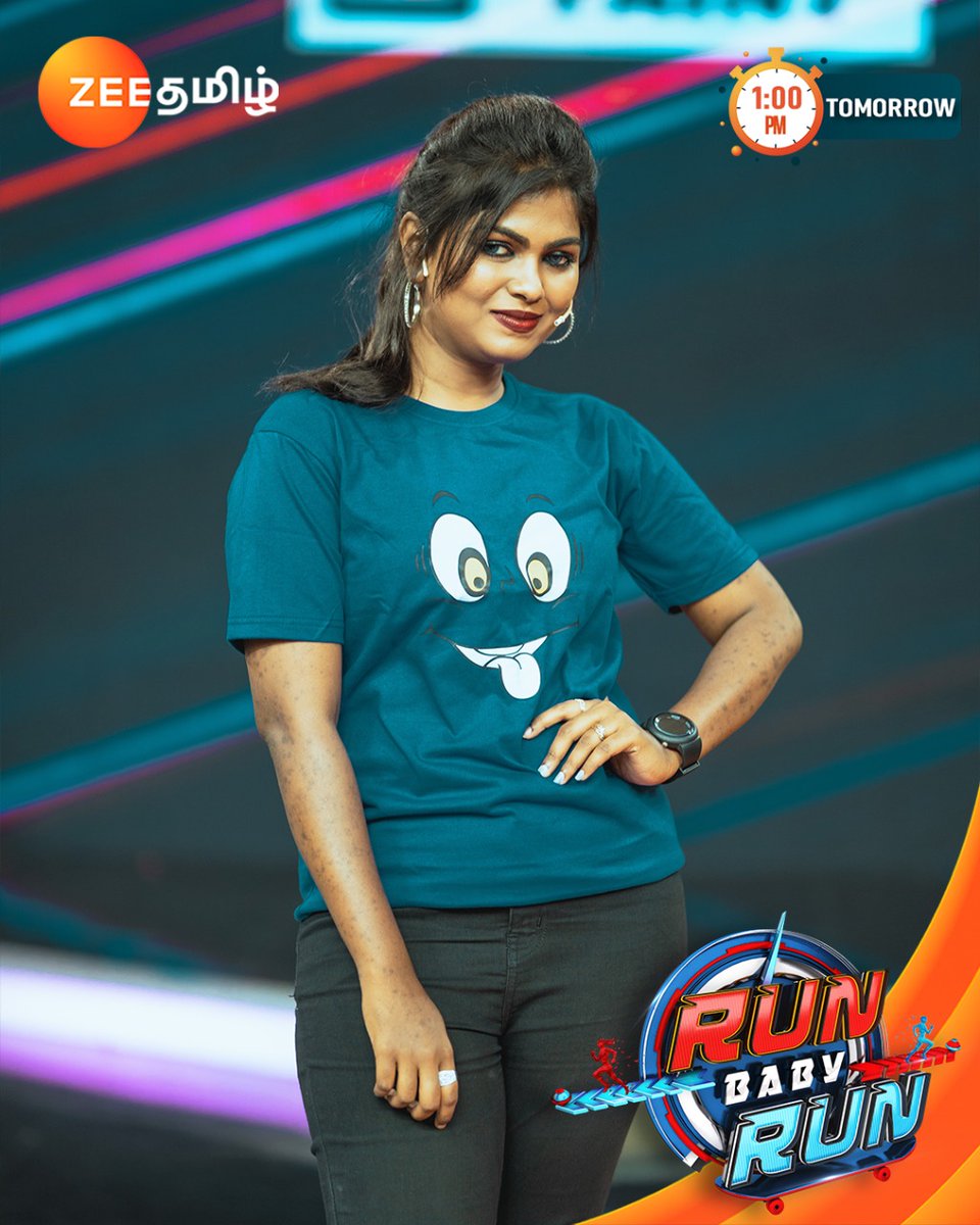 ZeeTamil's tweet photo. 💙💙💙💙.!
Run Baby Run | Tomorrow 1.00PM.
#RunBabyRun #Zeetamil #Ashiq #Tara #Thapa #Karthick #Rjsaru #RjAshwini https://t.co/uEhQrtDvBs