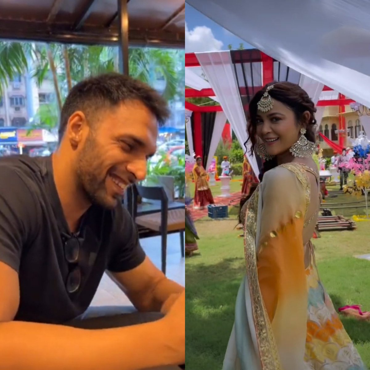 Pov:Monuu is at her frnd's wedding but Karan had some work so he couldn't go with her..so monami is sending him her videos and photos &amp; Karan is watching the videos and smiling..🥹♥️
(Ohhh mannnn....missing em alot🥹)
#MoRan