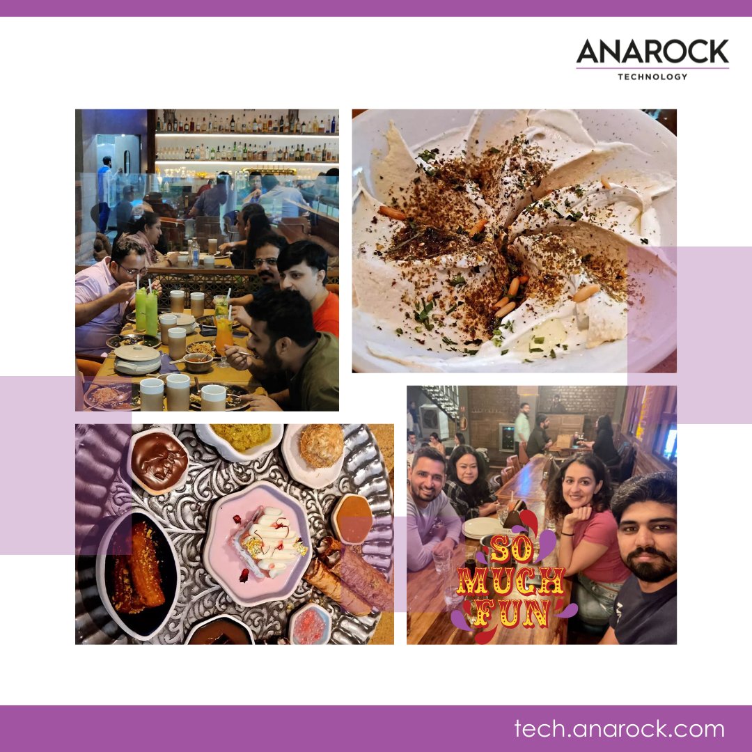 AnarockTech's tweet image. Nothing is more refreshing than a #team get-together filled with witty conversations, good laughs, &amp;amp; great food! Our #TeamMumbai #TeamGurugram #TeamBengaluru #TeamHyderabad had the chance to get along with one another over lunch &amp;amp; drinks. #team #lunch #gettogether  #anarocktech