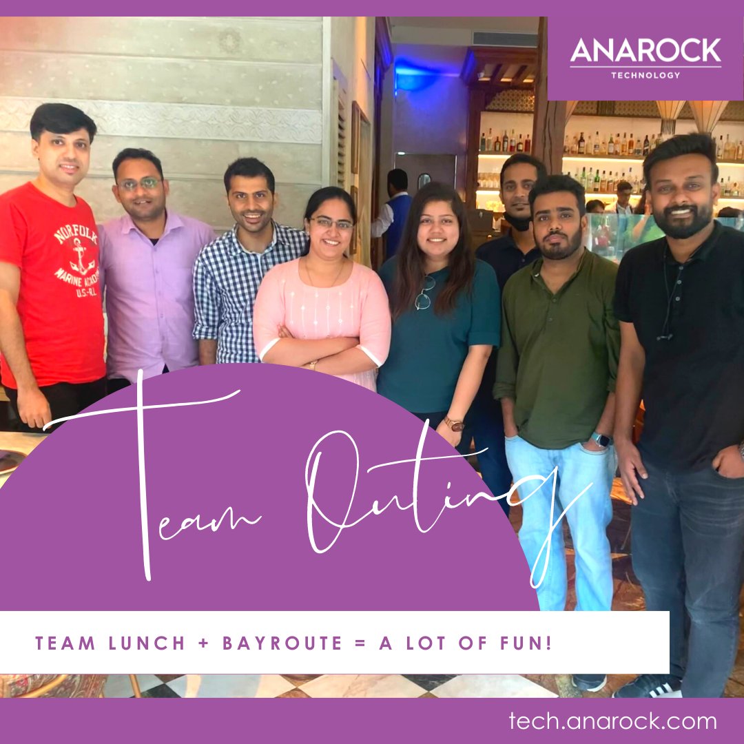 AnarockTech's tweet image. Nothing is more refreshing than a #team get-together filled with witty conversations, good laughs, &amp;amp; great food! Our #TeamMumbai #TeamGurugram #TeamBengaluru #TeamHyderabad had the chance to get along with one another over lunch &amp;amp; drinks. #team #lunch #gettogether  #anarocktech