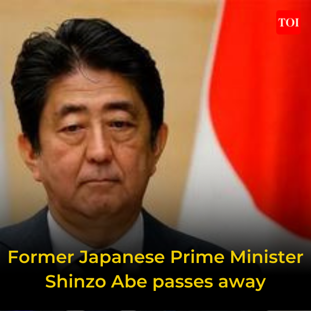 Officials say former Japanese Prime Minister #ShinzoAbe has been confirmed dead. He was reportedly shot during a speech on Friday in the city of Nara, near Kyoto: Japan's NHK WORLD News 

timesofindia.indiatimes.com/india/breaking…