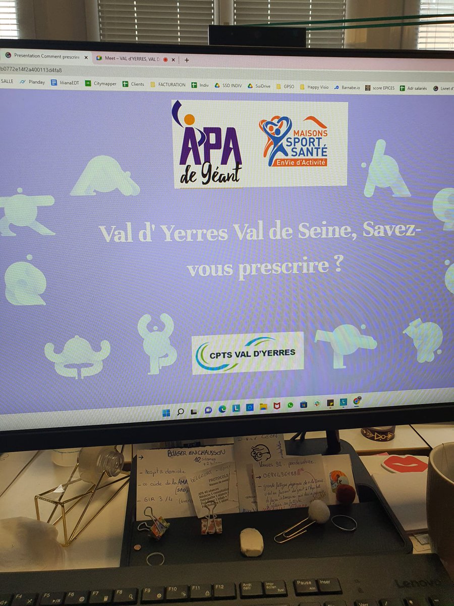 Hier soir avait lieu la formation en visio Savez vous prescrire l APA, avec la CPTS du Val d Yerres !! Merci aux participants pour les questions et leur intérêt.
