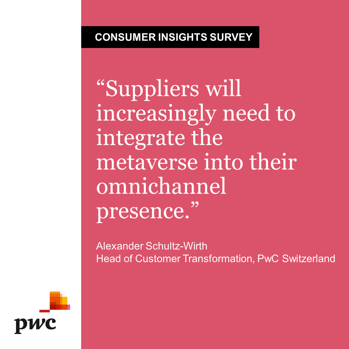 PwC_Switzerland's tweet photo. How are consumers making purchases today? What about tomorrow and beyond? And why? Read more in the latest Consumer Insights Pulse Survey: https://t.co/C5gISRcrkv 
#CustomerTransformation #ConsumerTrend #ConsumerGoods https://t.co/gBE094s8tD