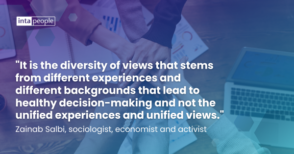 intapeople's tweet photo. Happy, valued and included teams also make it easier to attract and retain staff. If you want to learn more about creating strong, diverse teams that can lower your costs read our new report, Equality, Diversity, &amp; Inclusion Across the Board in #STEM, now: https://t.co/rp7rGGVsO7 https://t.co/LytODju7ze