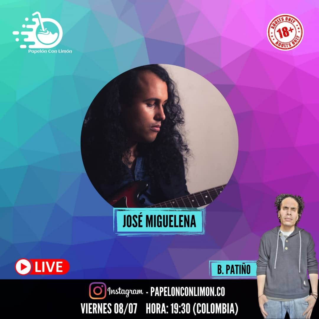 papelonconlimon.co
¡Hola, muchachos! Este viernes 08/07 a las 8:30 PM (🇻🇪), tendré la oportunidad de conversar con Bob Patiño en "Papelón con Limón" por Instagram Live. Hablaré de mis sus inicios, experiencia musicales, proyectos y más.

#podcast #Vzla #Música #Arte #Rock