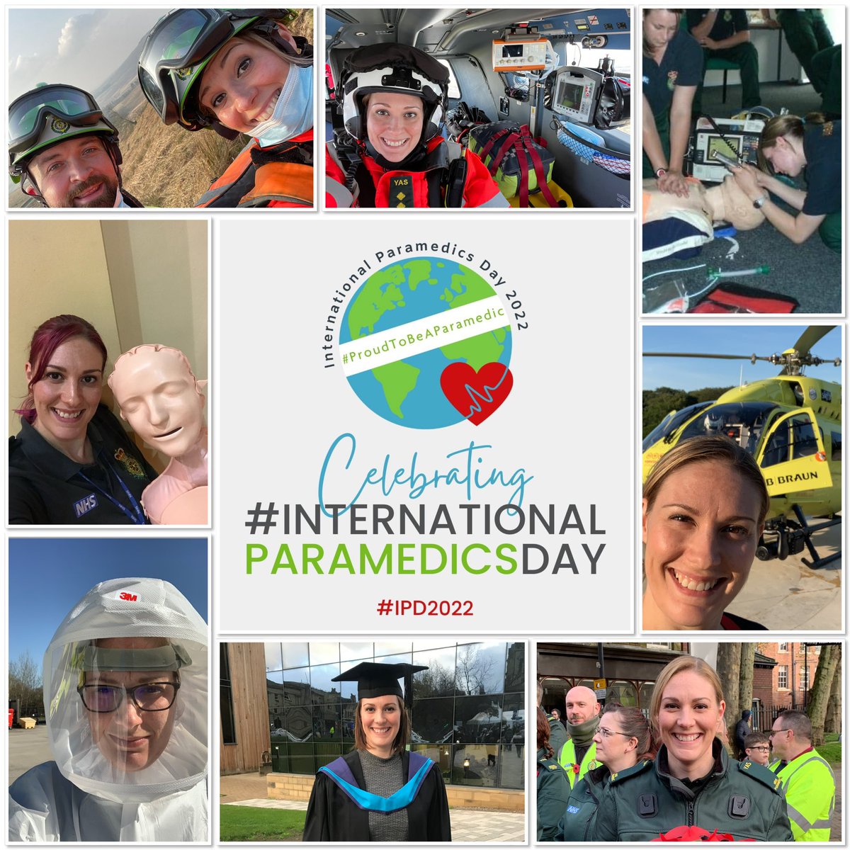 #ProudToBeAParamedic on the first ever #internationalparamedicsday 🚑

#ipd2022 @ParamedicsUK @ParamedicsDay