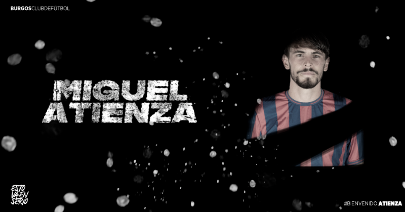 Burgos_CF's tweet photo. Miguel Ángel Atienza vestirá por dos temporadas la camiseta blanquinegra 🤍🖤
#EstoVaEnSerio