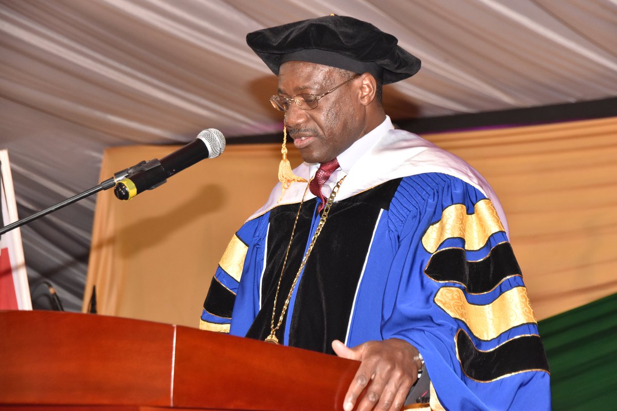 PACUniversityKE's tweet photo. "Great achievement is through humility." Bishop Calisto Odede (University Chancellor). #PAC41stGraduation #PACGraduation2022 https://t.co/xNrXeen3hb