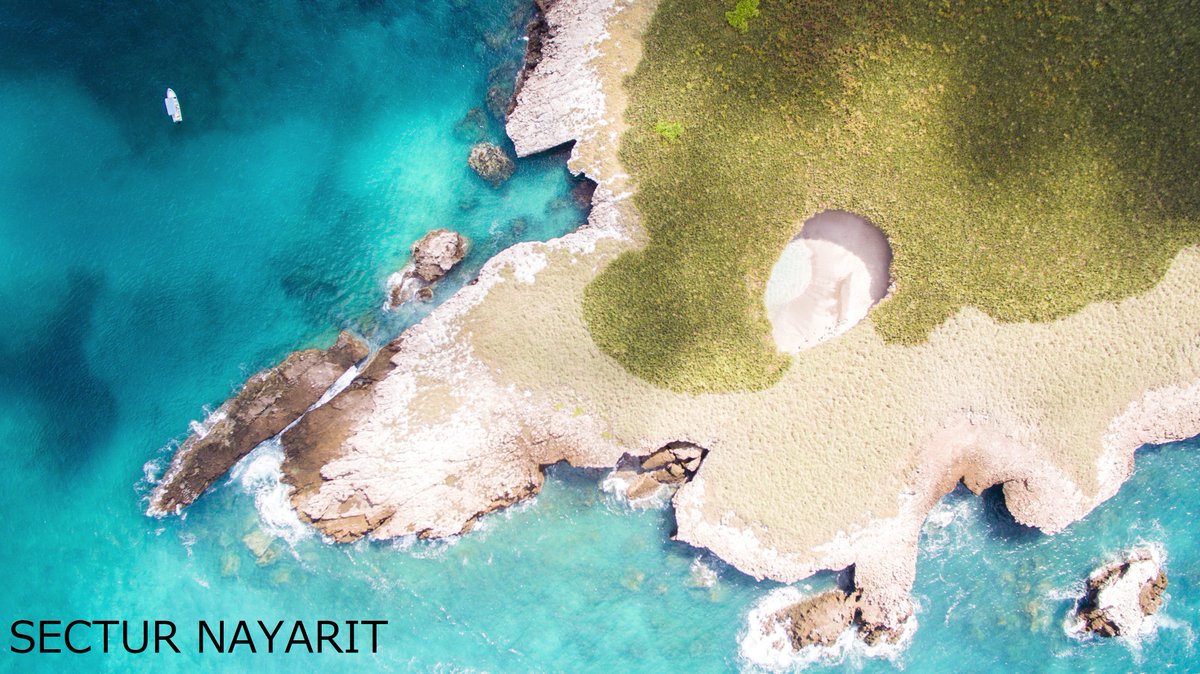 メキシコ観光 今 行きたい 世界の絶景大辞典1000 海 ビーチから Playa Escondida プラヤ エスコンディーダ をご紹介 メキシコ プエルト バジャルタ沖 ナヤリット州にあるマリエタス島のビーチは まさに 隠れた絶景 火山活動から生まれ