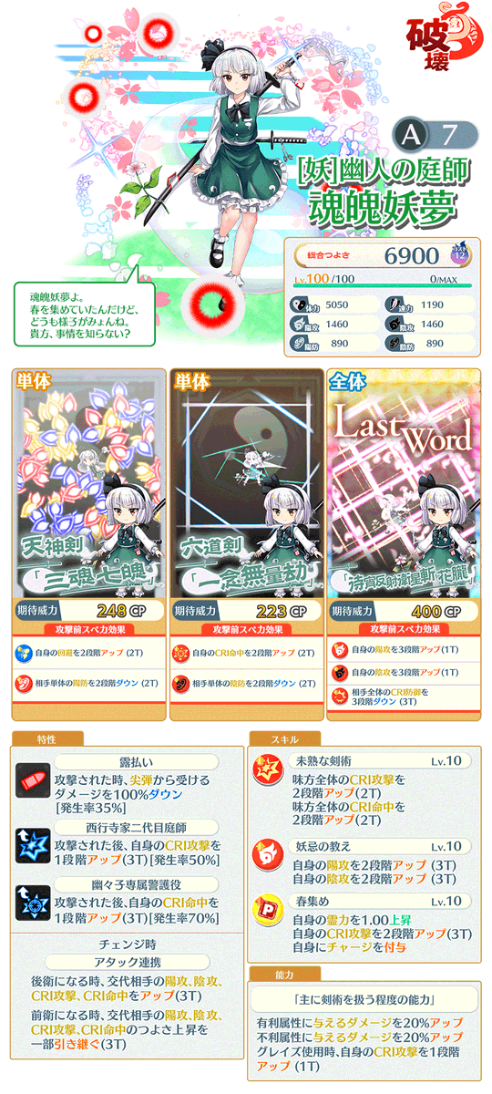 キャラクター紹介】 「なけなしの春を求めて フェス」復刻おいのりで