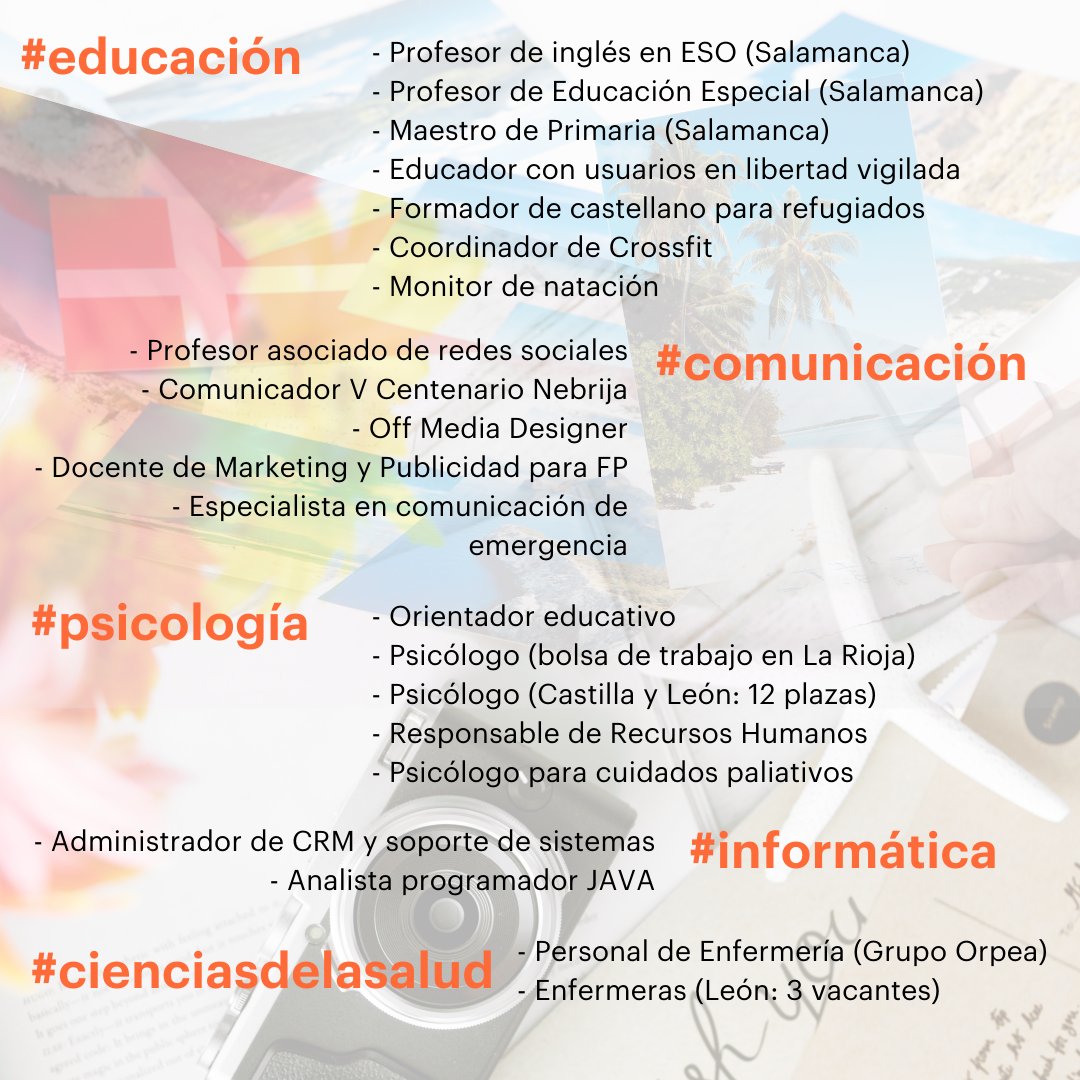 Si estás en búsqueda activa de #empleo, te conviene consultar nuestro #resumendelosviernes con todo el #empleoSOL publicado durante la semana: 21 ofertas que se suman a las aún vigentes en upsa.jobteaser.com #oportunidaddetrabajo #orientaciónlaboral #trabajo #veranoSOL