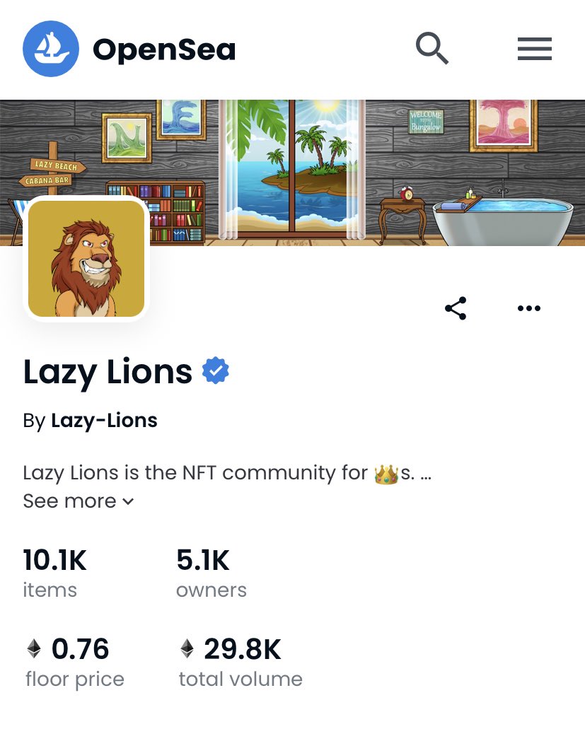 Hey <a href="/LazyLionsNFT/">Lazy Lions 👑</a> can we say #ROAR