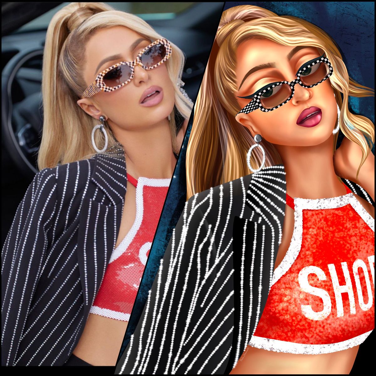 baenfts's tweet photo. One of our artists from bae. Collective @PritaDhaimade created this art piece  for @ParisHilton ❤️

To good to be true
Paris is a part of our family now ❤️✨

#nftart #NFTcollections
https://t.co/hZfl2LsDG3 https://t.co/st2Q58LgFI