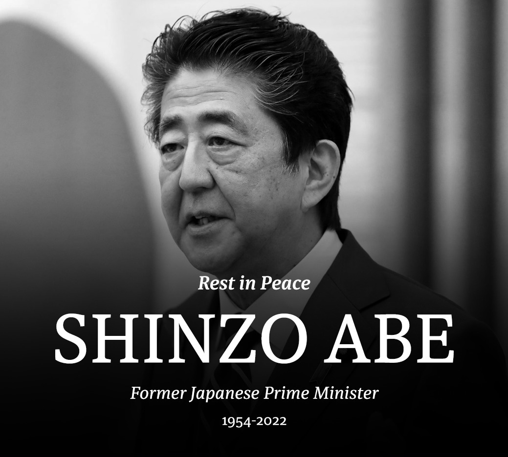 Former Prime Minister of Japan #ShinzoAbe passes away after being shot earlier today in southern city of Nara! 
Such a humble person and a very good friend of India.
Rest in peace 🙏🏻. 
Om Shanti 💐
🇮🇳🇯🇵